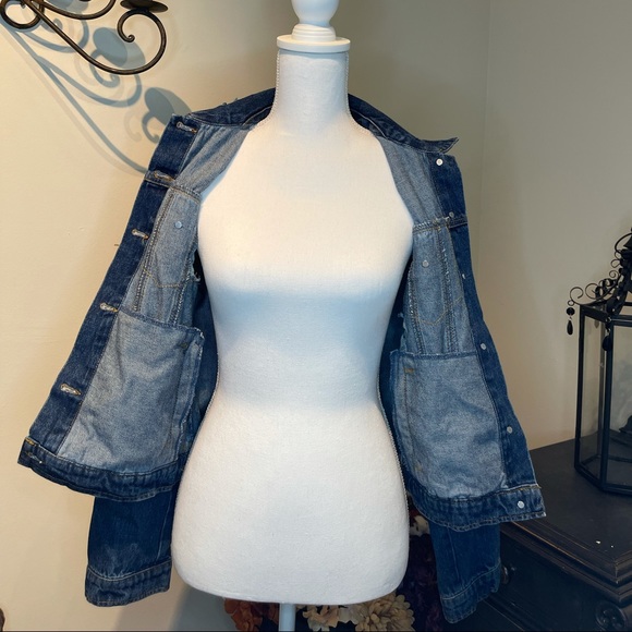 Etiquette Jean Jacket size Medium women’s - Picture 4 of 5